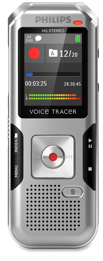 Philips DVT4010 Digital Voice Tracer for Conversation Recording Voice Recorder 