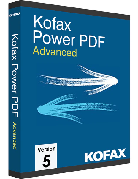 Kofax Power PDF Advanced 5.0 ESD, Create secured PDF, Convert PDF